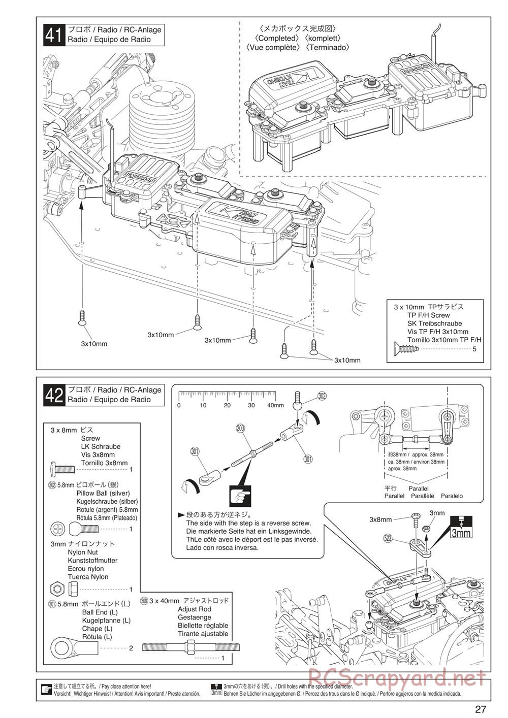 Kyosho - Inferno Neo ST 3.0 - Manual - Page 27