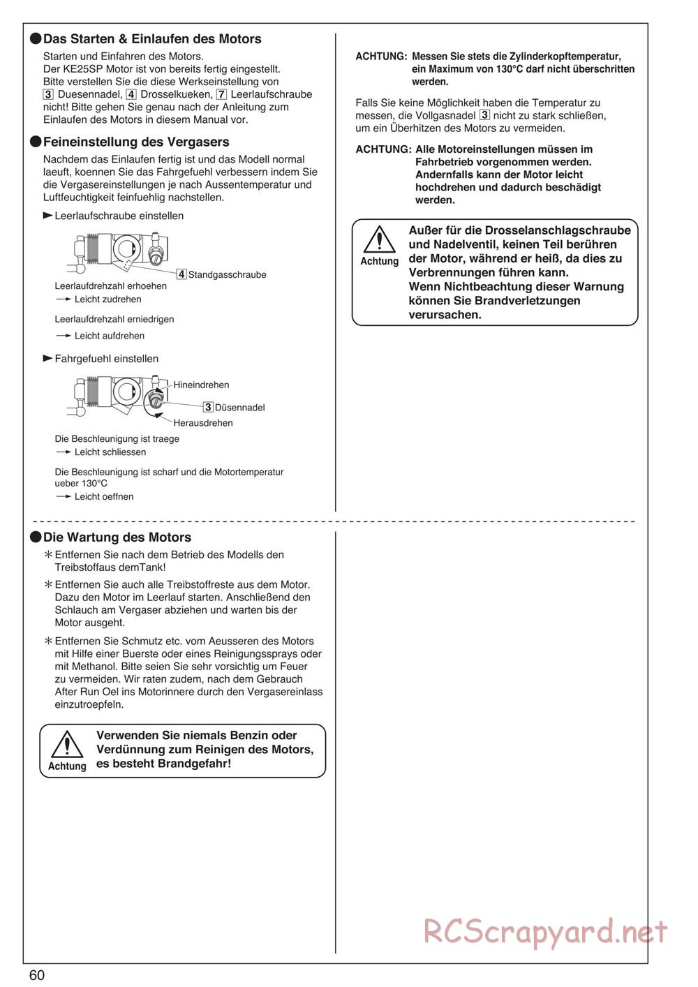 Kyosho - Inferno Neo ST 3.0 - Manual - Page 60