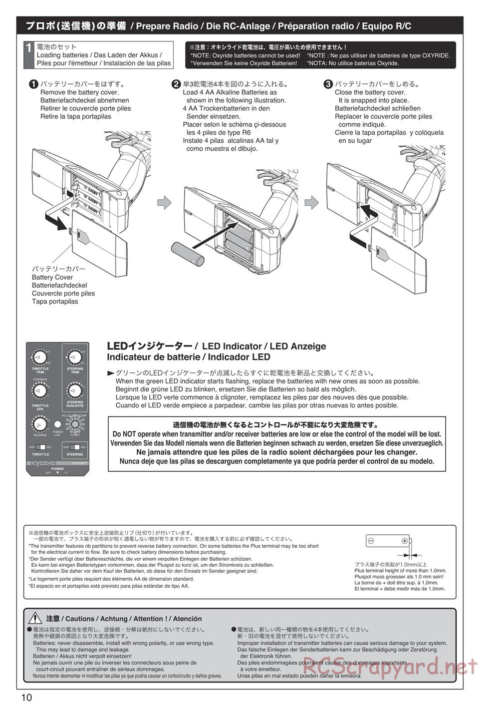 Kyosho - Inferno Neo ST 3.0 - Manual - Page 10