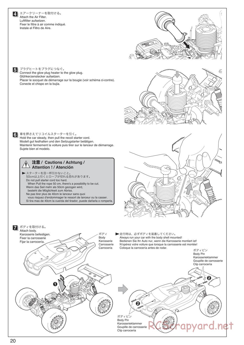 Kyosho - Inferno Neo ST 3.0 - Manual - Page 20