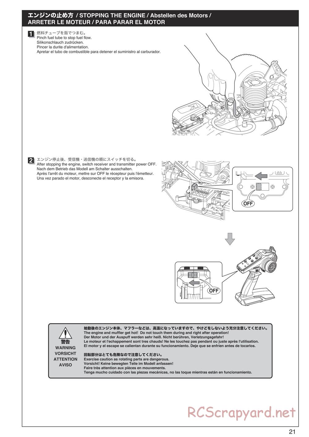 Kyosho - Inferno Neo ST 3.0 - Manual - Page 21