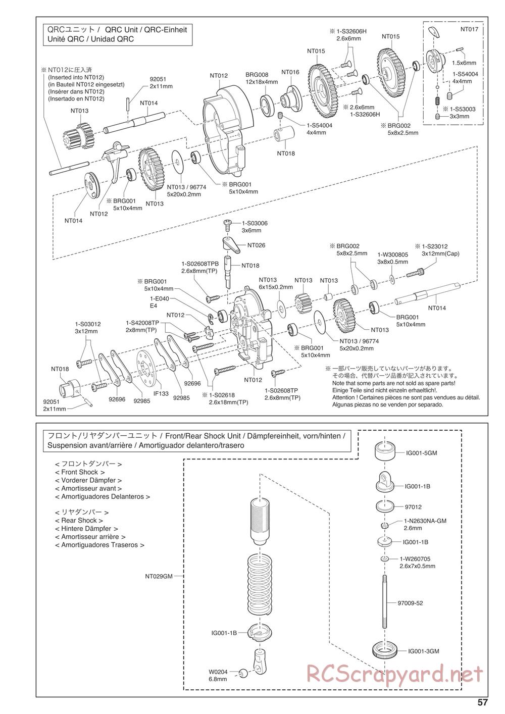 Kyosho - Nitro Tracker (2019) - Exploded Views - Page 3