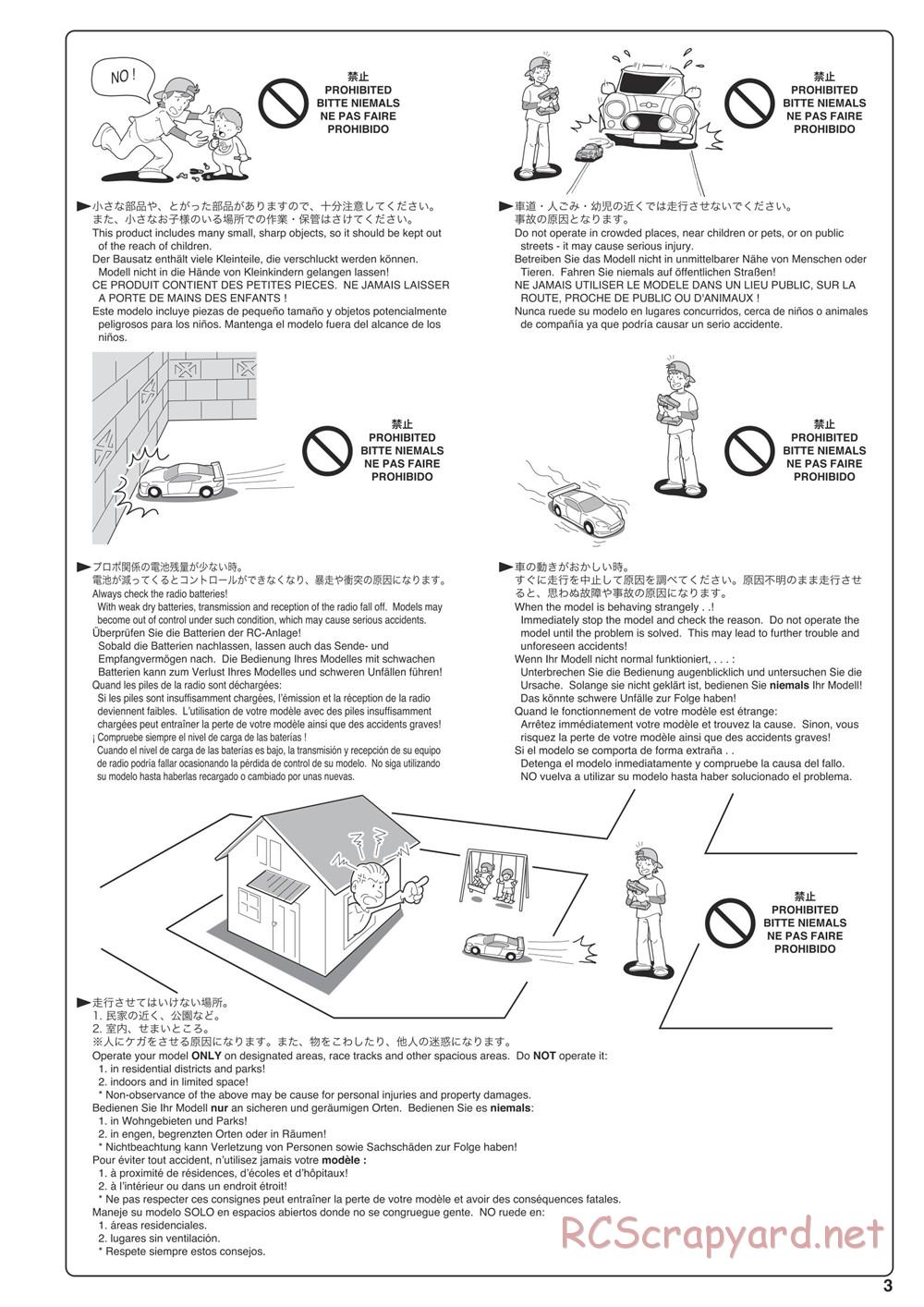 Kyosho - Nitro Tracker (2019) - Manual - Page 3