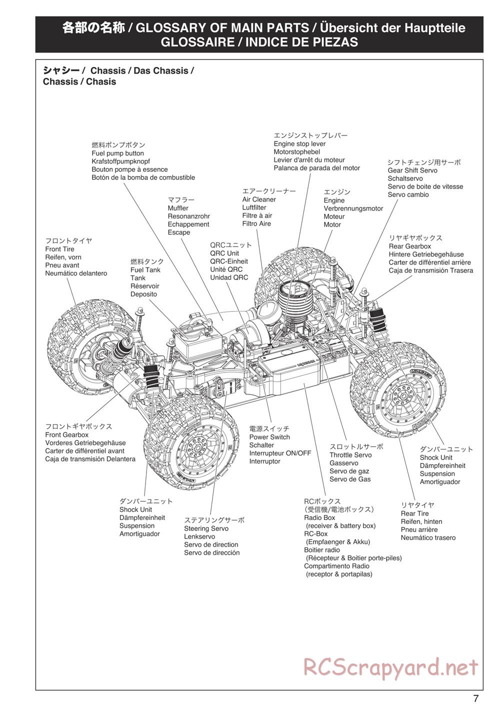 Kyosho - Nitro Tracker (2019) - Manual - Page 7