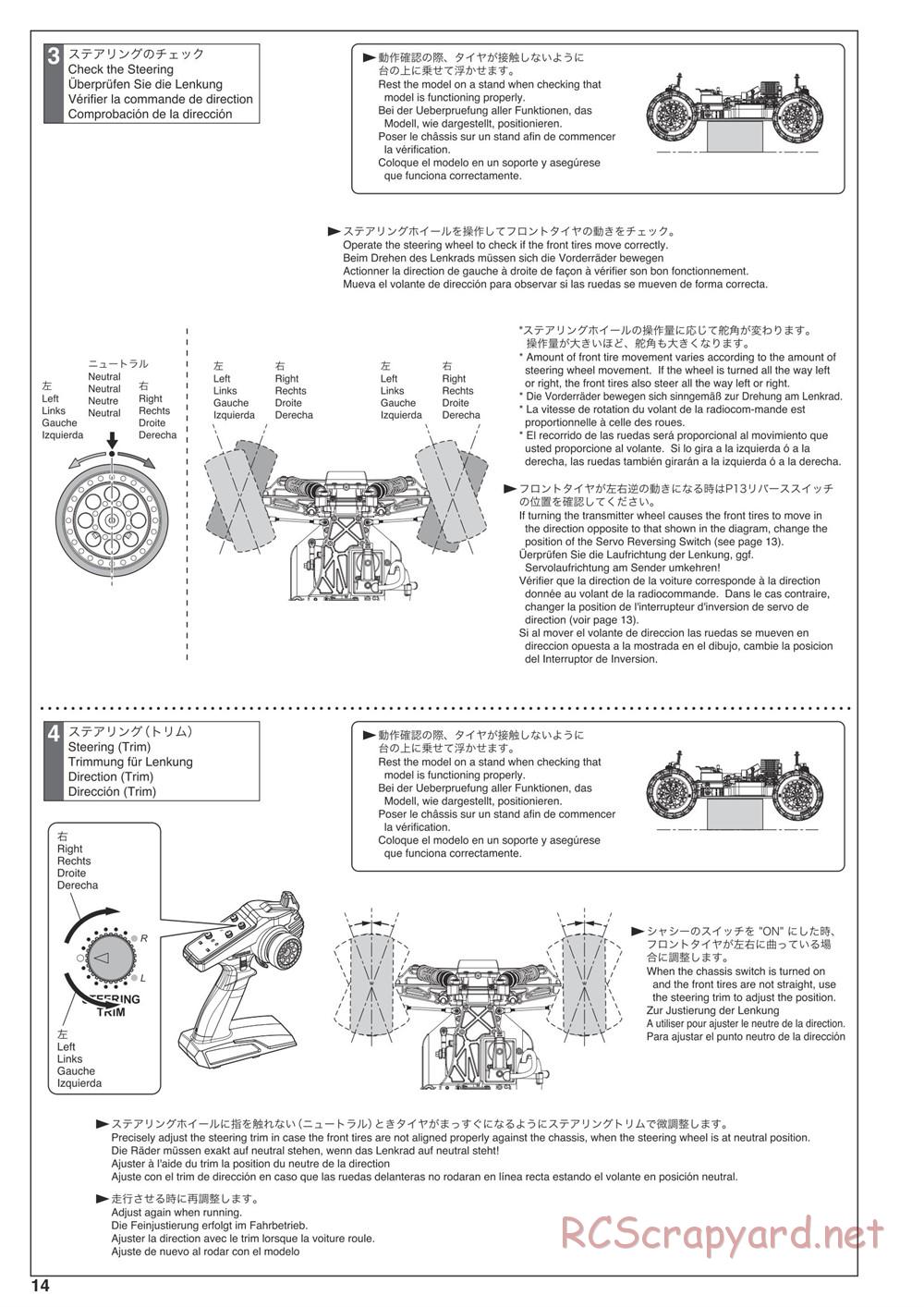 Kyosho - Nitro Tracker (2019) - Manual - Page 14