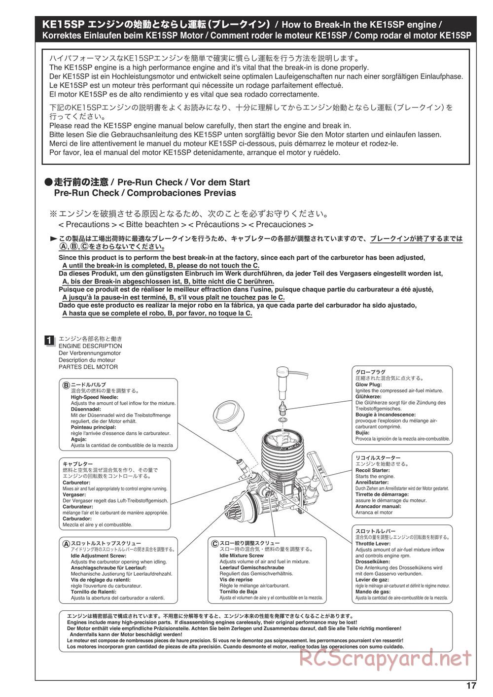 Kyosho - Nitro Tracker (2019) - Manual - Page 17
