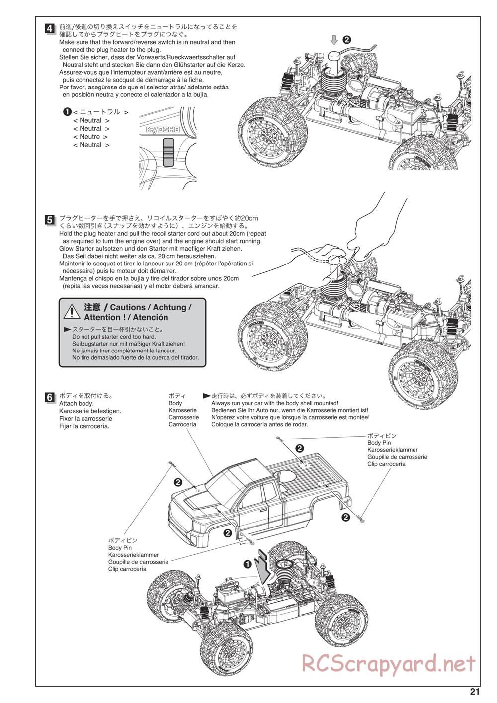 Kyosho - Nitro Tracker (2019) - Manual - Page 21