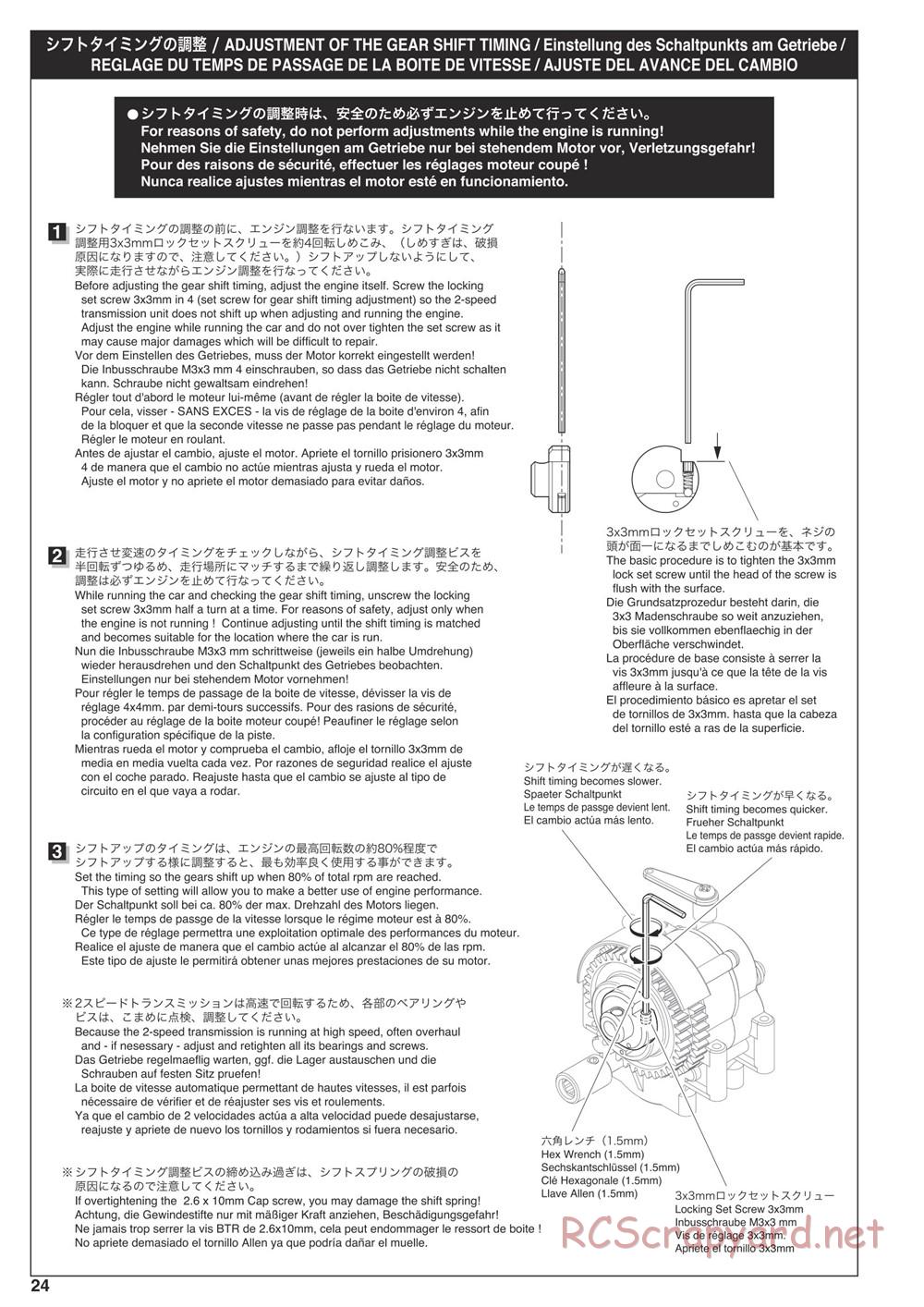 Kyosho - Nitro Tracker (2019) - Manual - Page 24