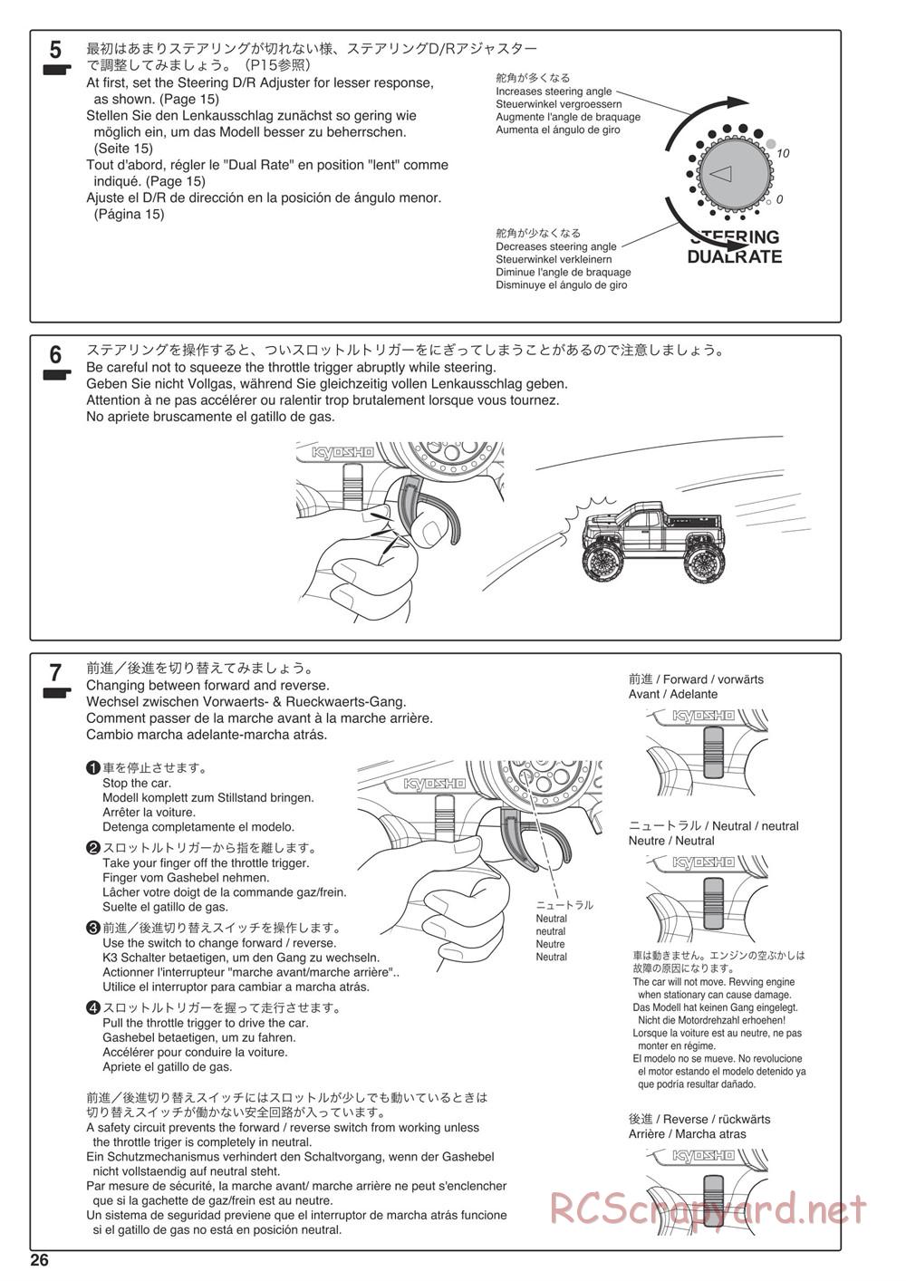 Kyosho - Nitro Tracker (2019) - Manual - Page 26