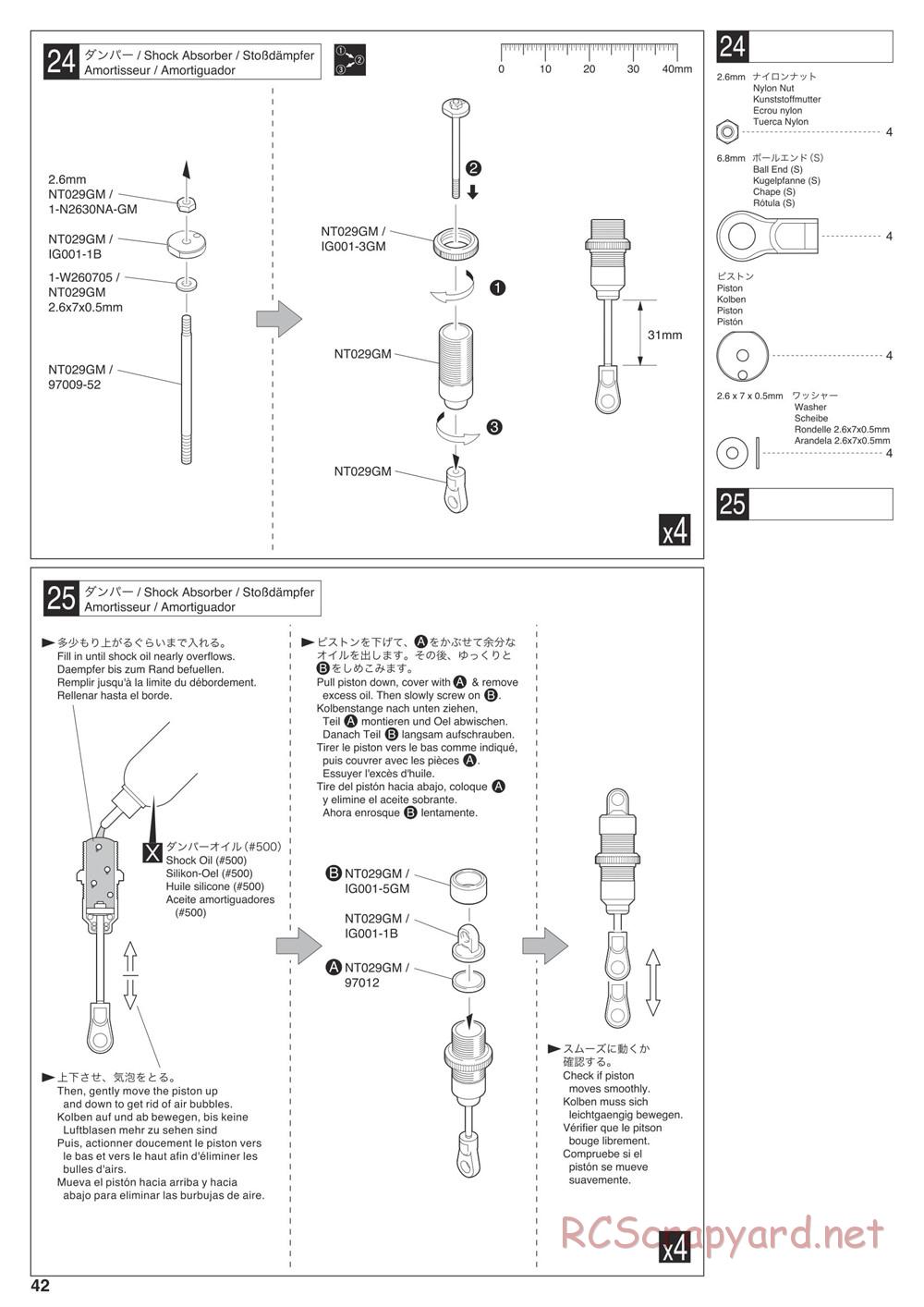 Kyosho - Nitro Tracker (2019) - Manual - Page 42