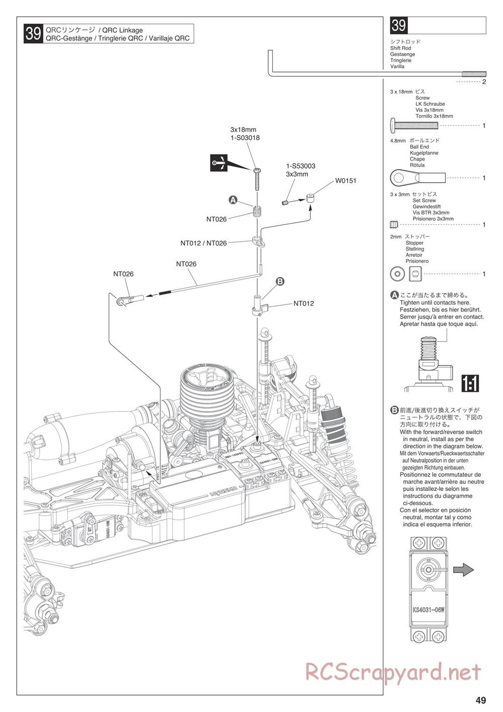 Kyosho - Nitro Tracker (2019) - Manual - Page 49