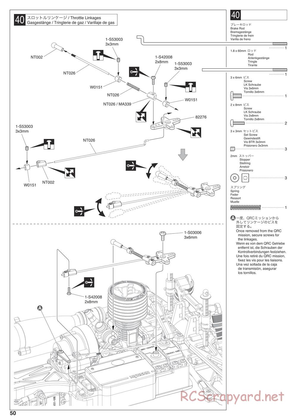 Kyosho - Nitro Tracker (2019) - Manual - Page 50