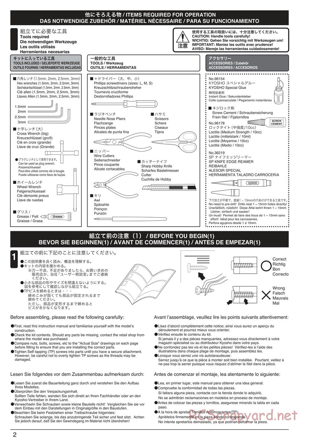 Kyosho - Mad Crusher - Manual - Page 2