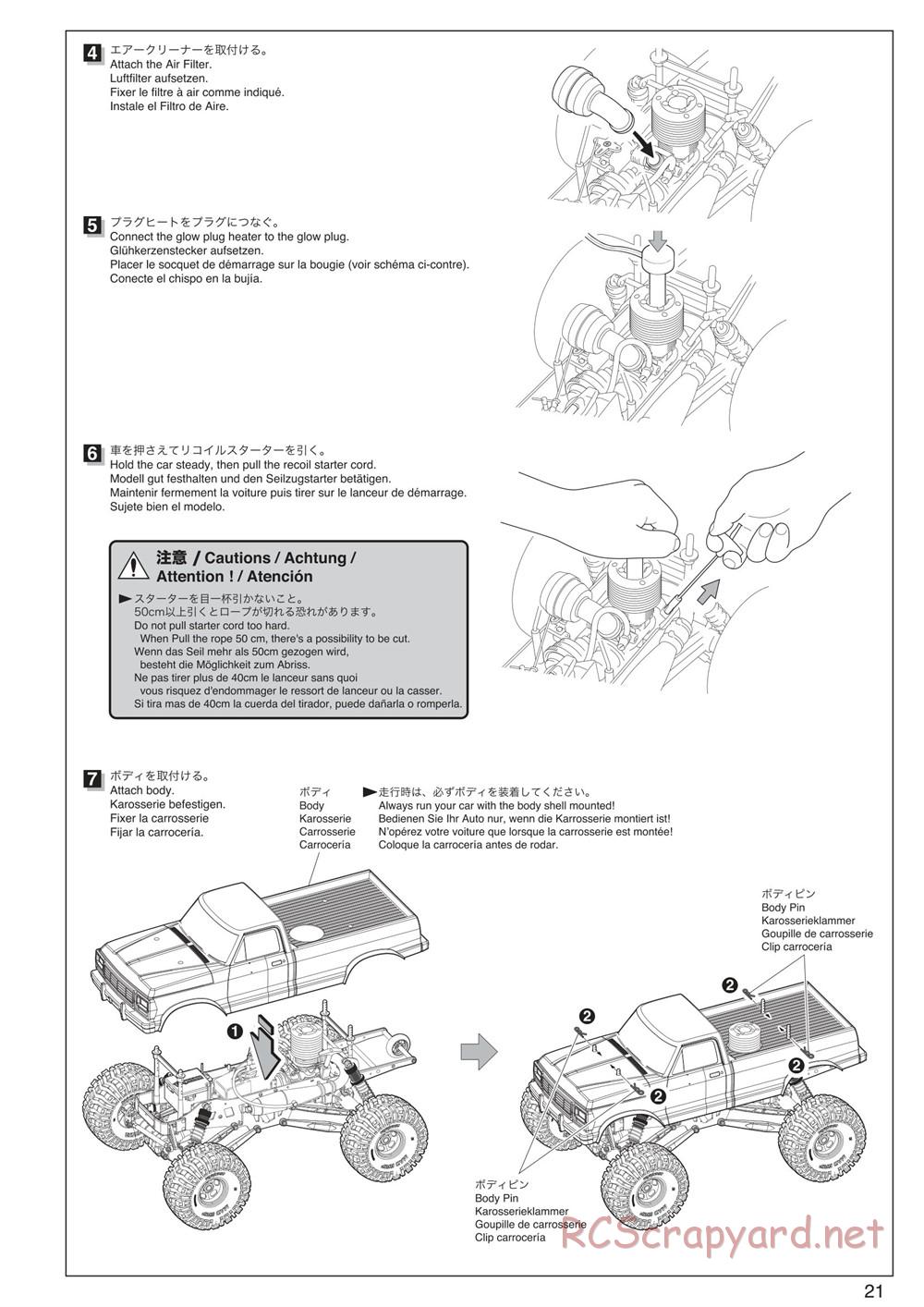 Kyosho - Mad Crusher - Manual - Page 21