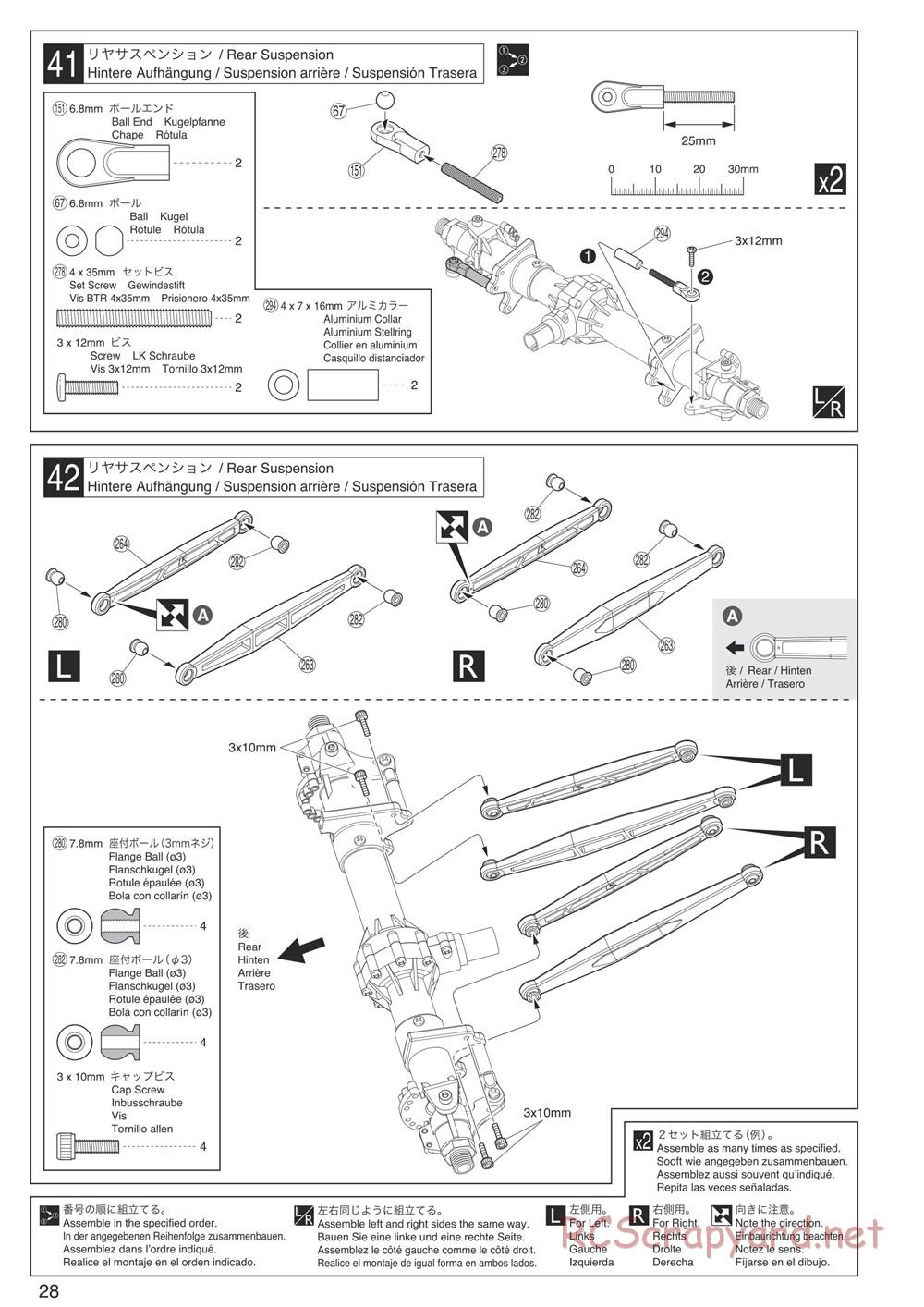 Kyosho - FO-XX 2.0 - Manual - Page 28