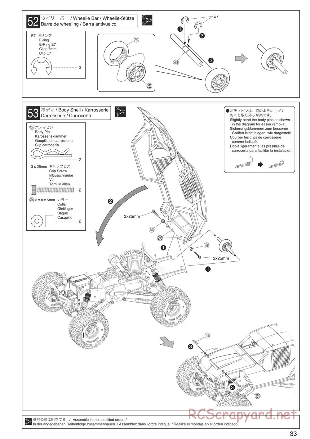 Kyosho - FO-XX 2.0 - Manual - Page 33