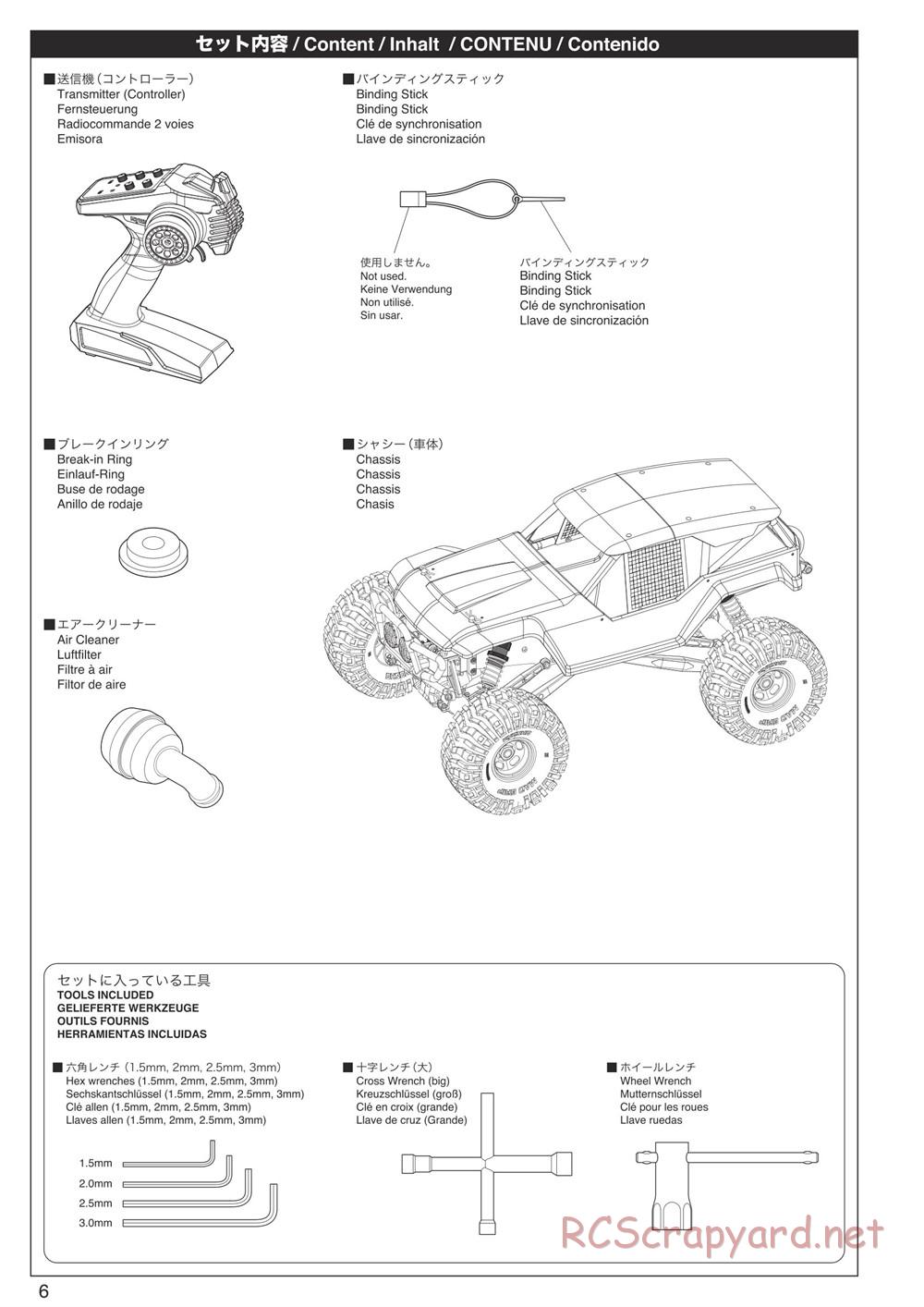 Kyosho - FO-XX 2.0 - Manual - Page 6