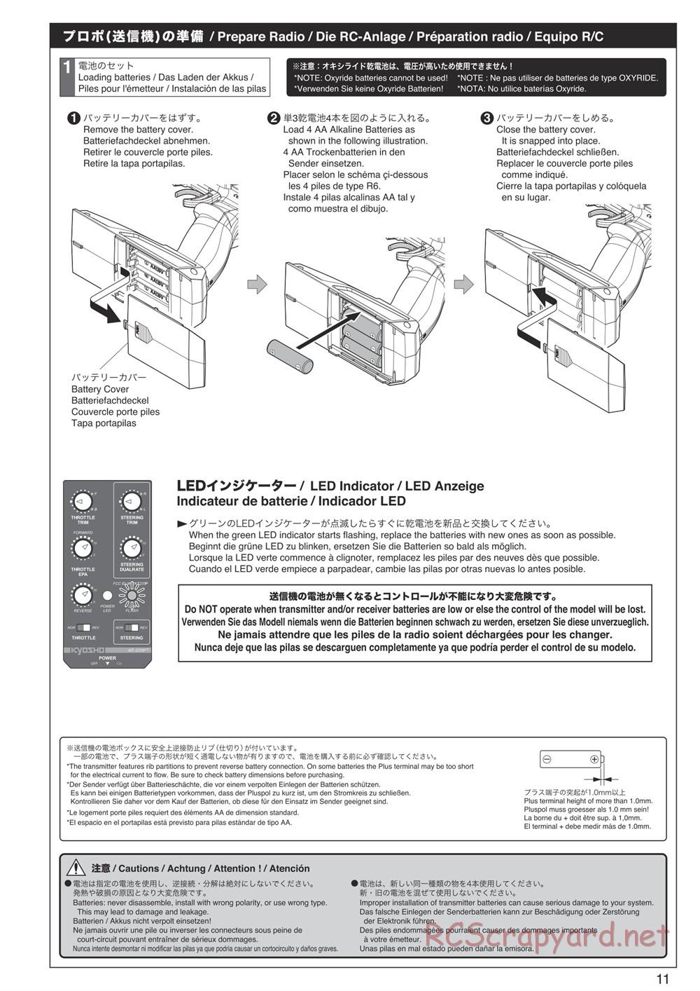 Kyosho - FO-XX 2.0 - Manual - Page 11