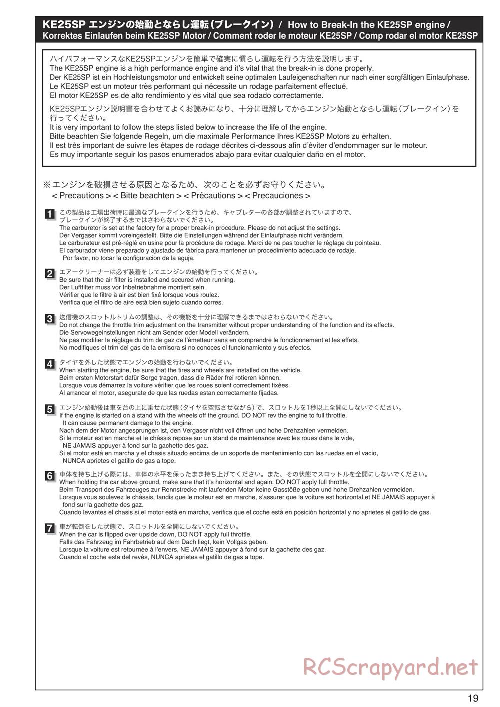 Kyosho - FO-XX 2.0 - Manual - Page 19