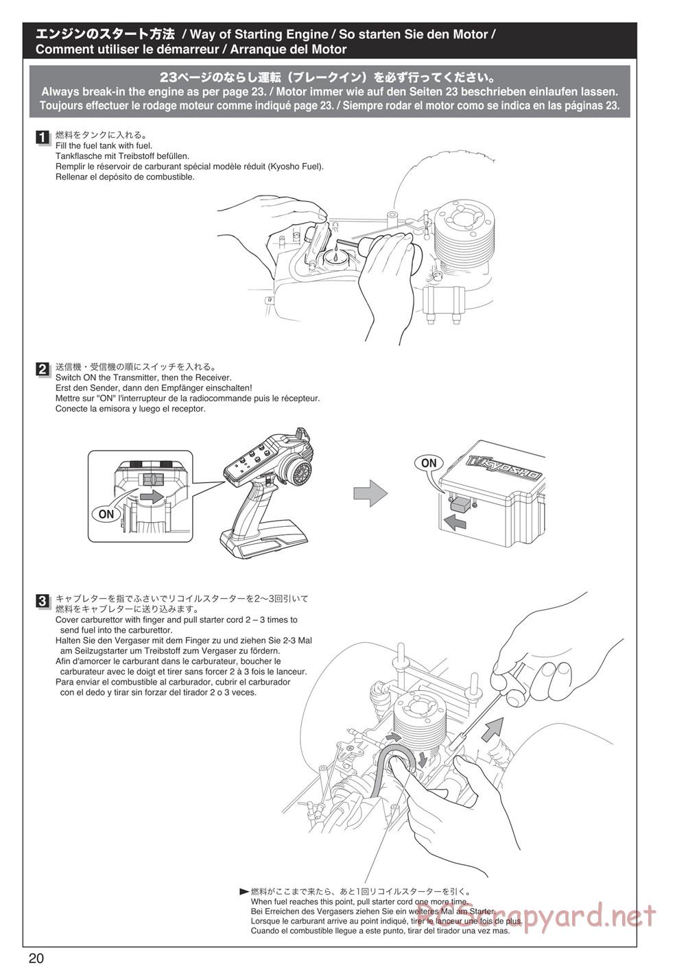 Kyosho - FO-XX 2.0 - Manual - Page 20