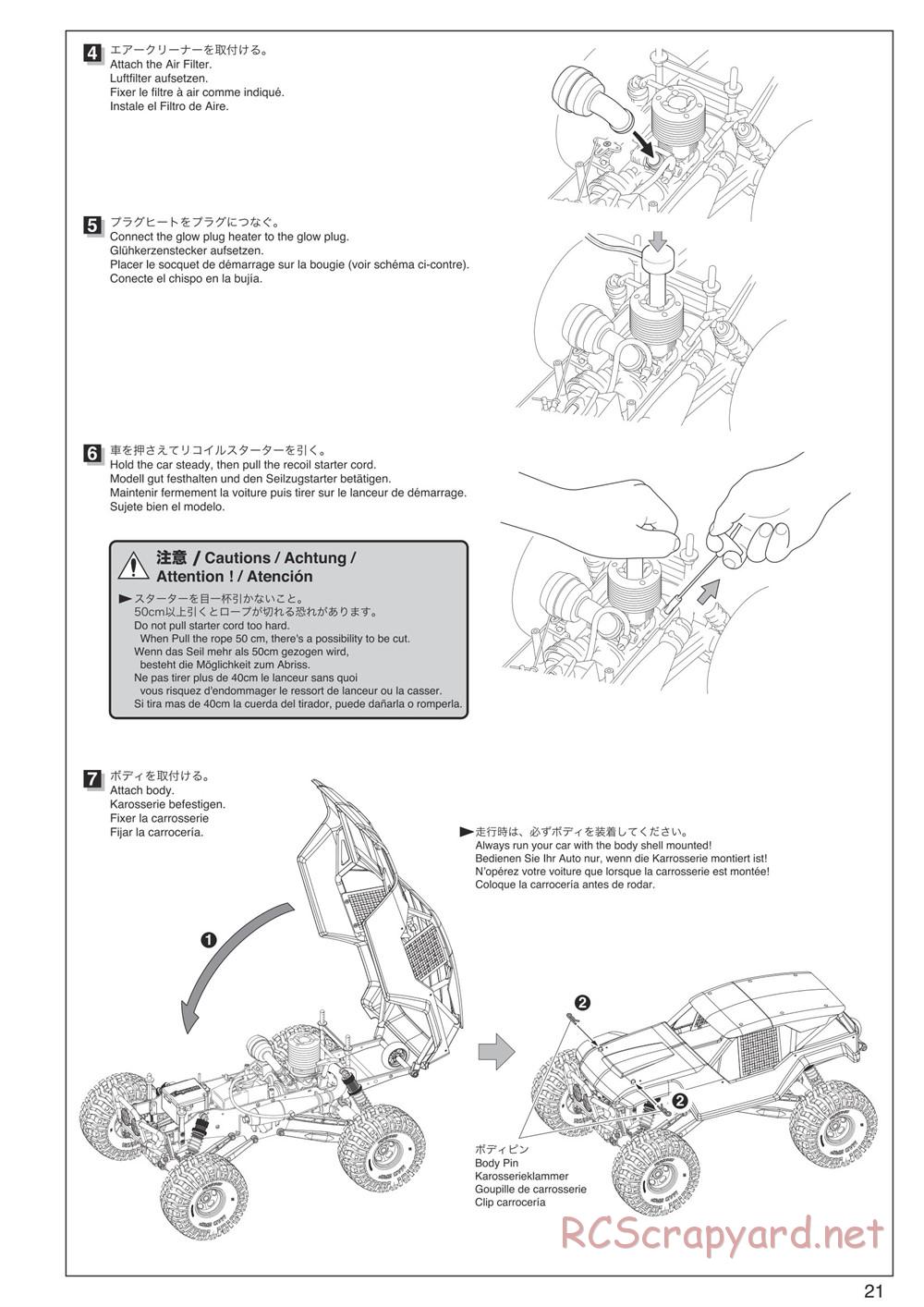 Kyosho - FO-XX 2.0 - Manual - Page 21