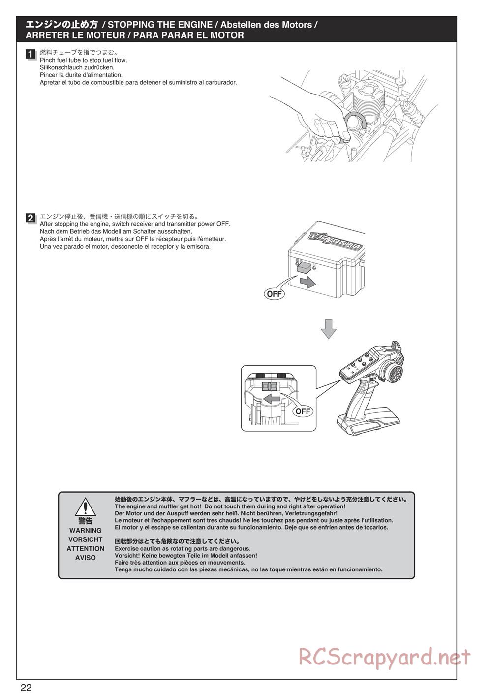 Kyosho - FO-XX 2.0 - Manual - Page 22