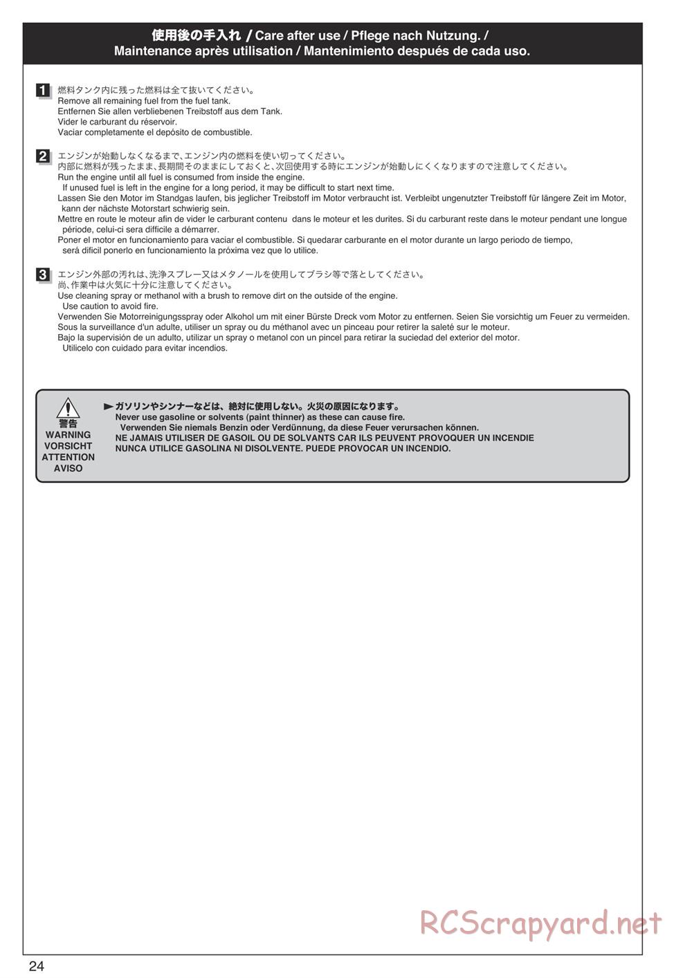 Kyosho - FO-XX 2.0 - Manual - Page 24