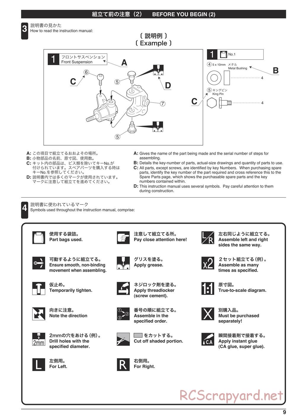 Kyosho - Inferno MP9e Evo - Manual - Page 9