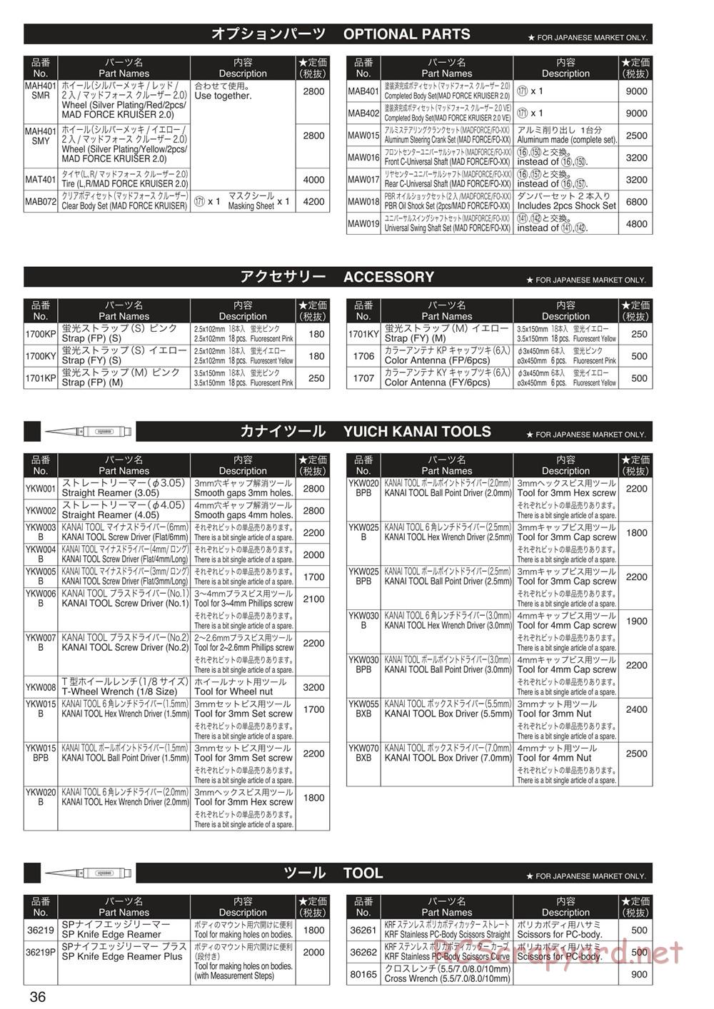 Kyosho - Mad Crusher VE - Manual - Page 35