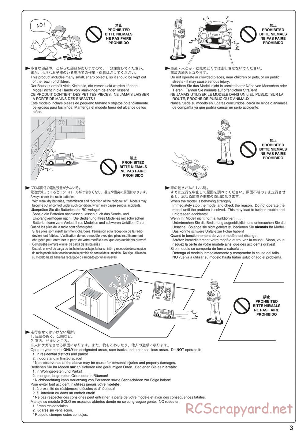 Kyosho - Mad Crusher VE - Manual - Page 3