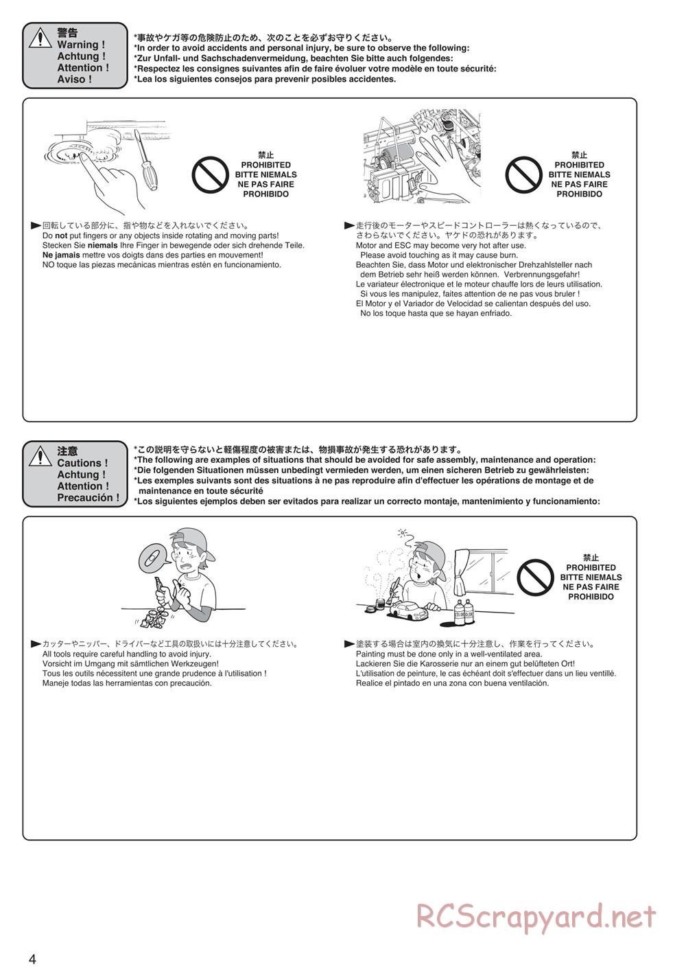 Kyosho - Mad Crusher VE - Manual - Page 4