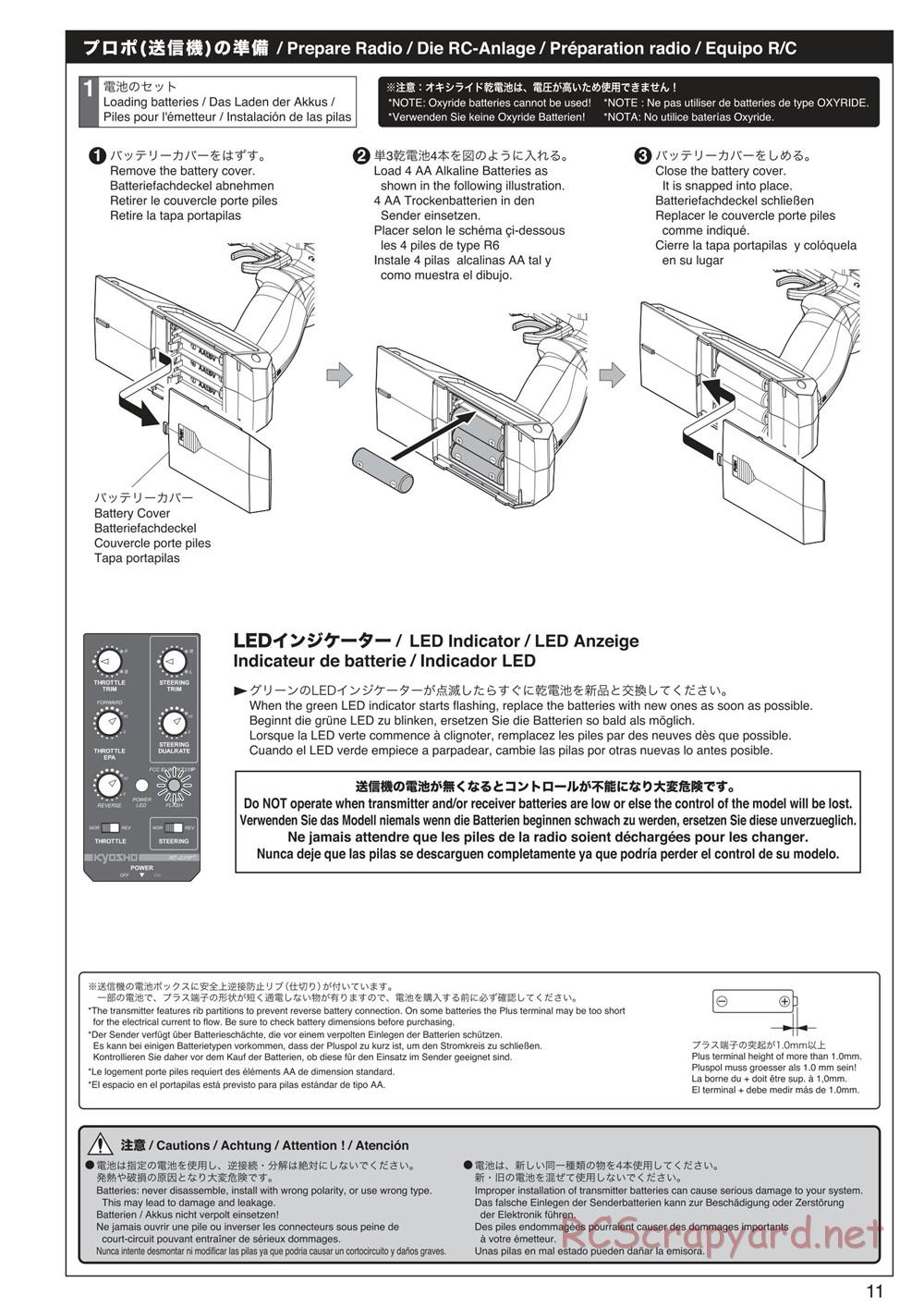 Kyosho - Mad Crusher VE - Manual - Page 11