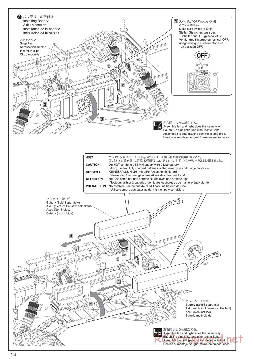 Kyosho - Mad Crusher VE - Manual - Page 14