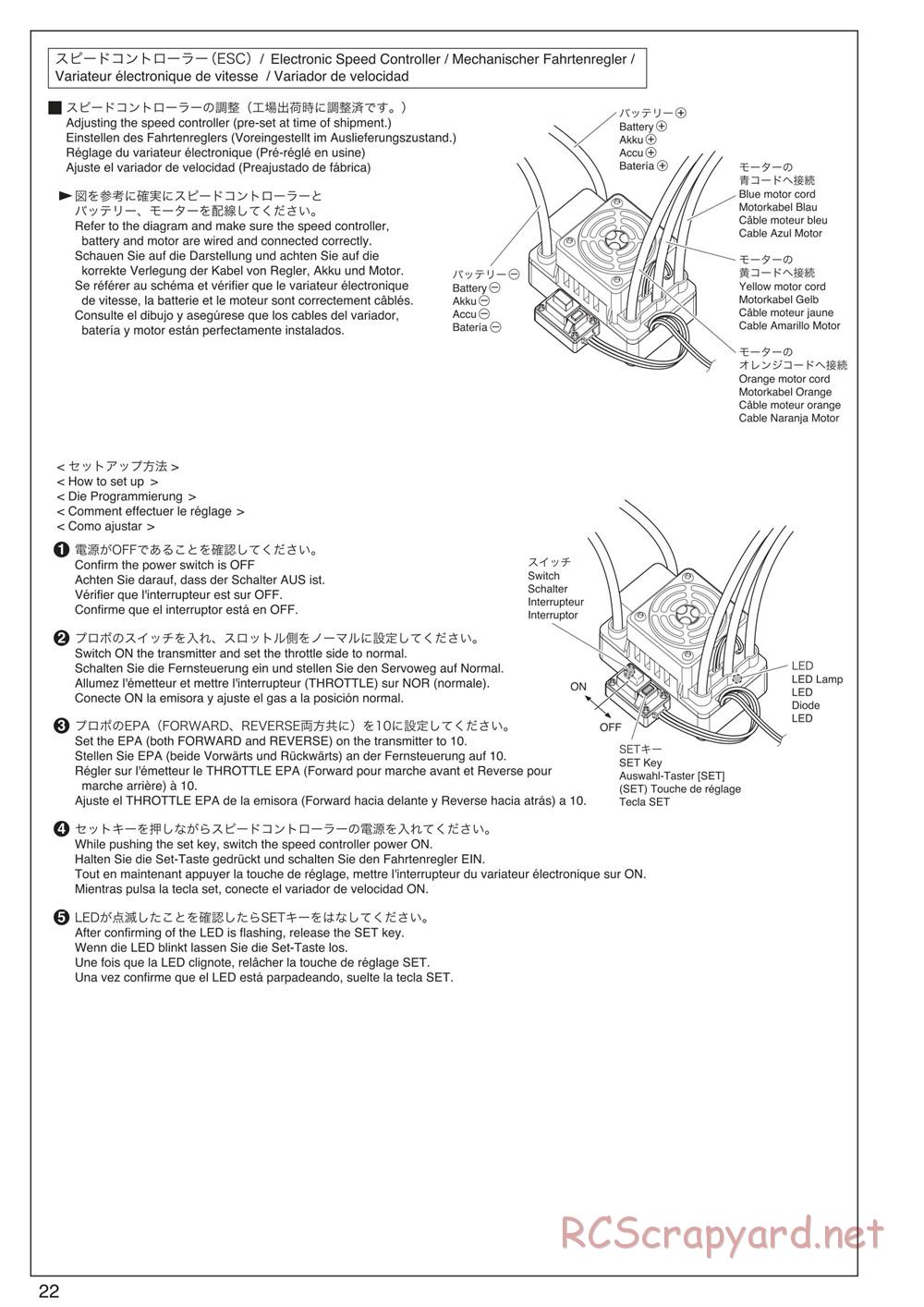 Kyosho - Mad Crusher VE - Manual - Page 22