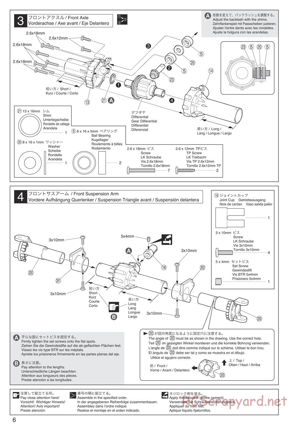 Kyosho - FO-XX VE 2.0 - Manual - Page 6