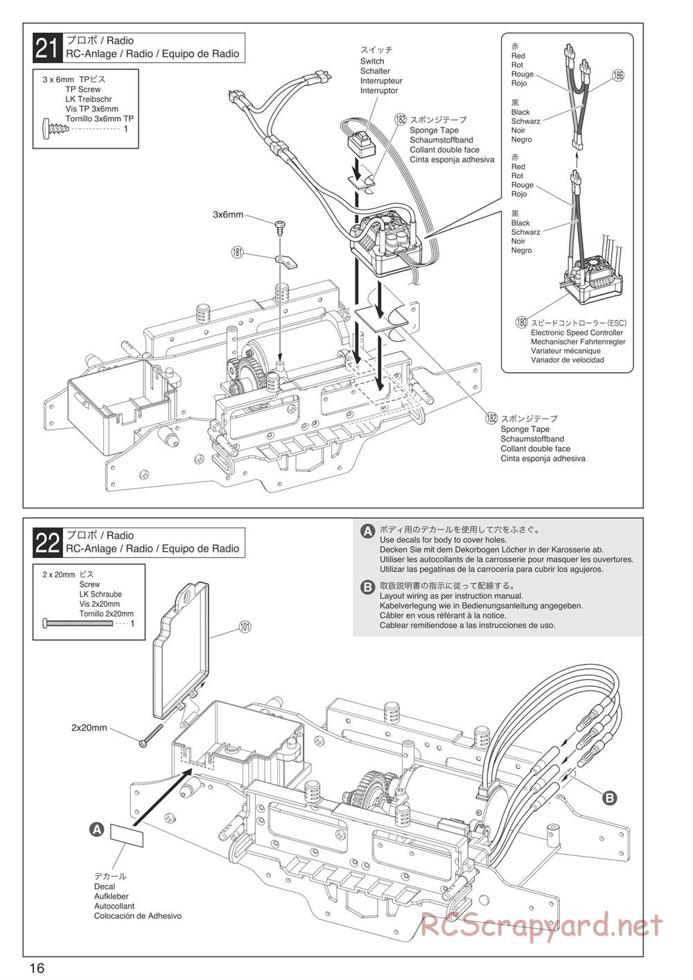 Kyosho - FO-XX VE 2.0 - Manual - Page 16