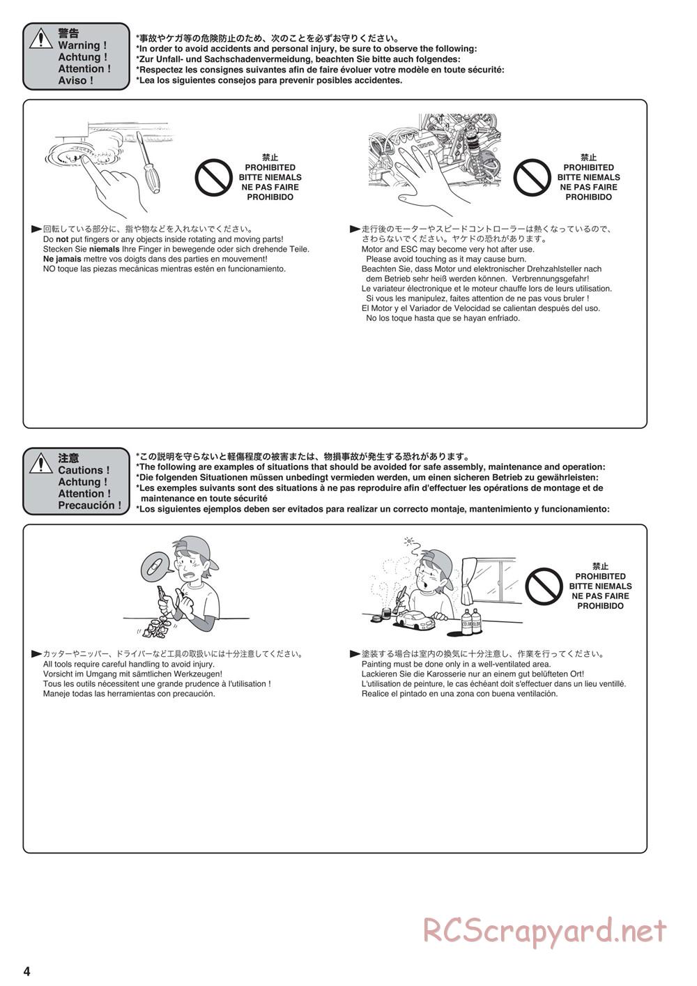 Kyosho - Outlaw Rampage - Manual - Page 4