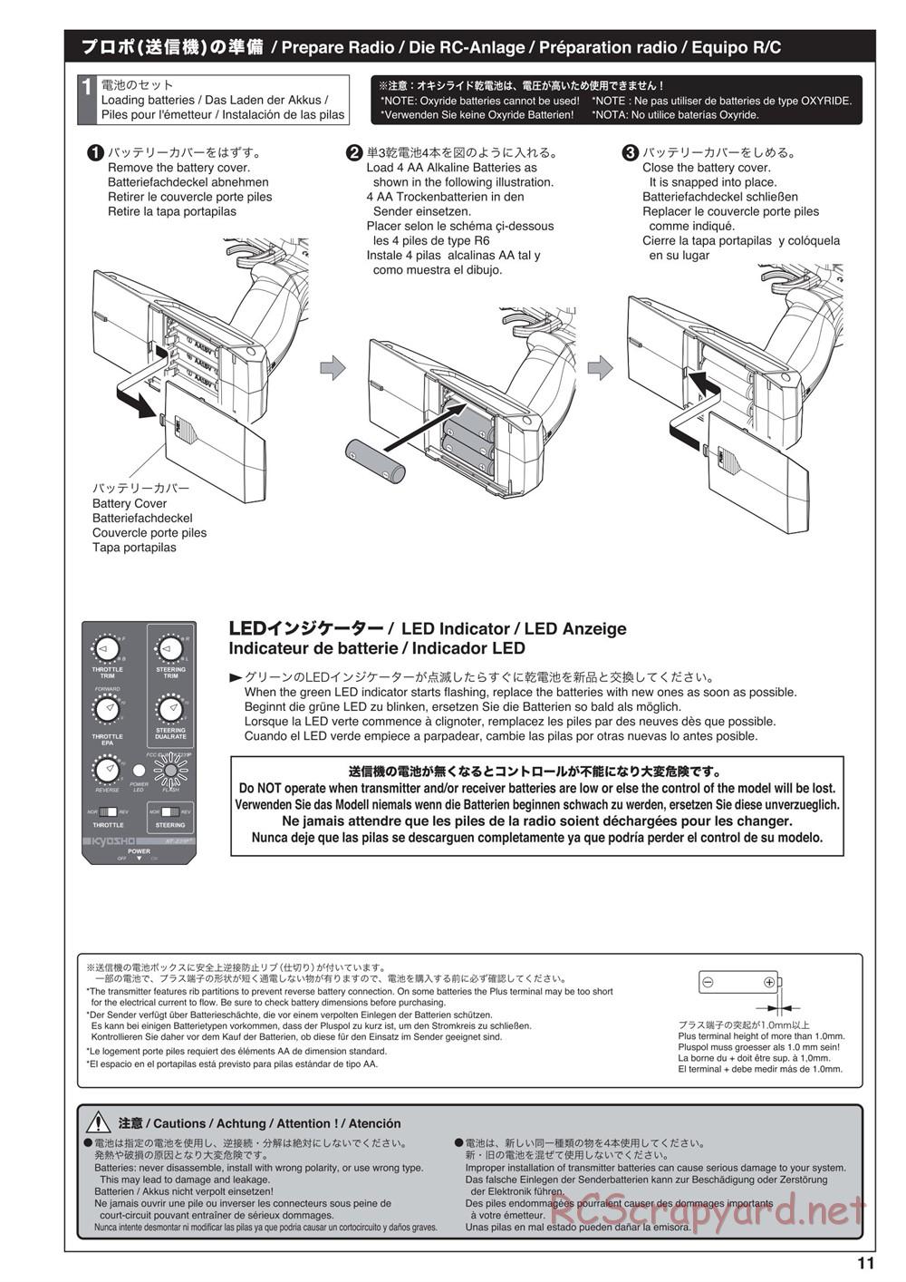 Kyosho - Outlaw Rampage - Manual - Page 11