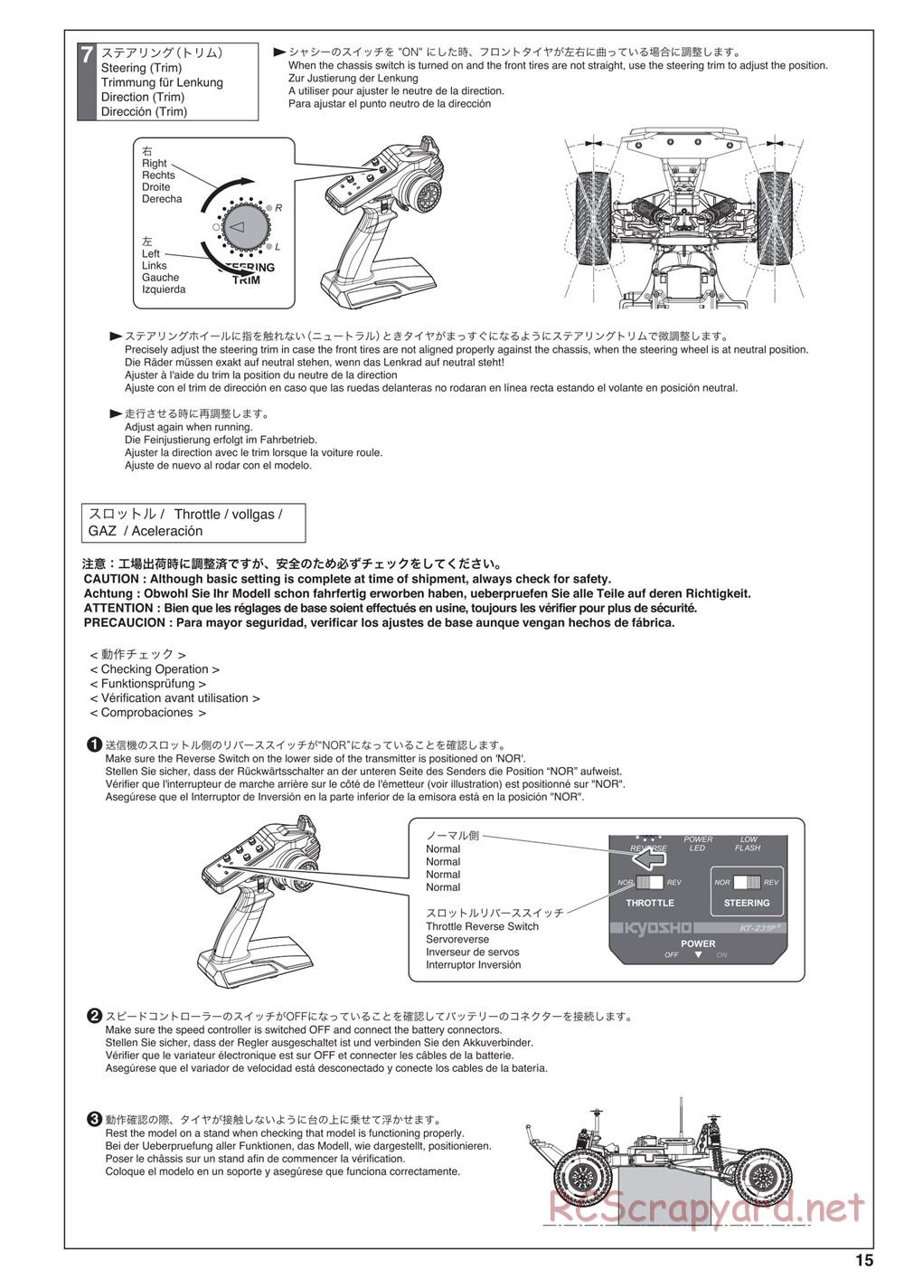 Kyosho - Outlaw Rampage - Manual - Page 15