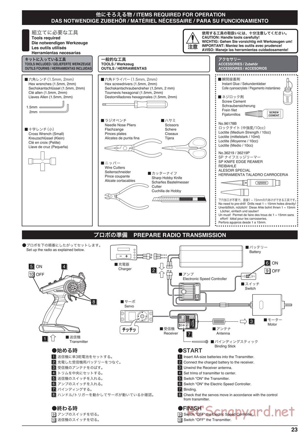 Kyosho - Outlaw Rampage - Manual - Page 23