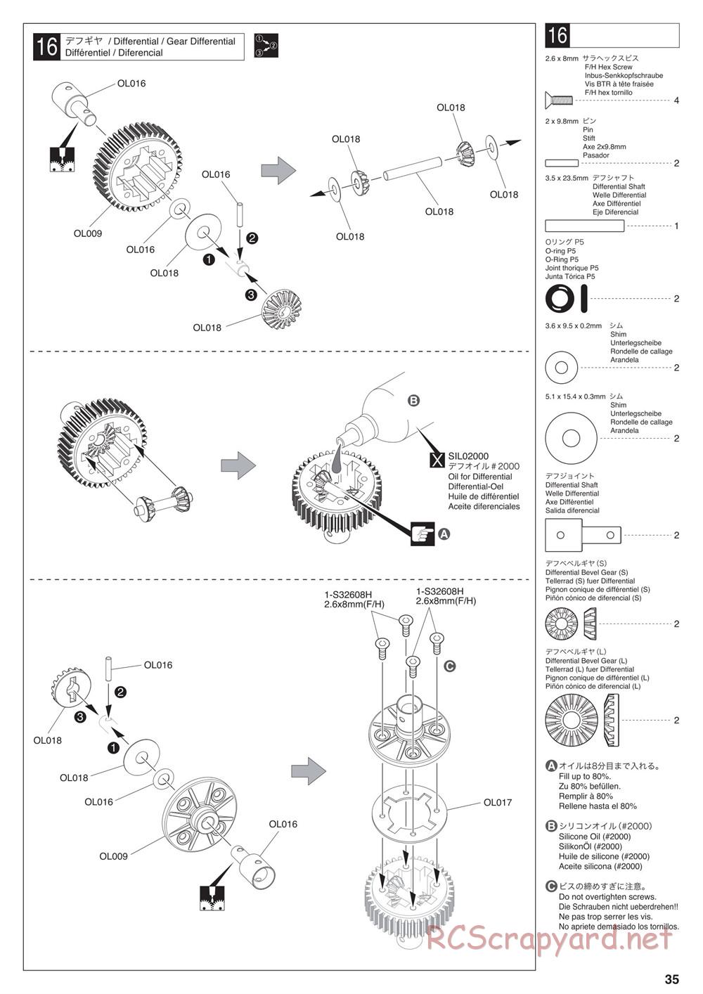 Kyosho - Outlaw Rampage - Manual - Page 35