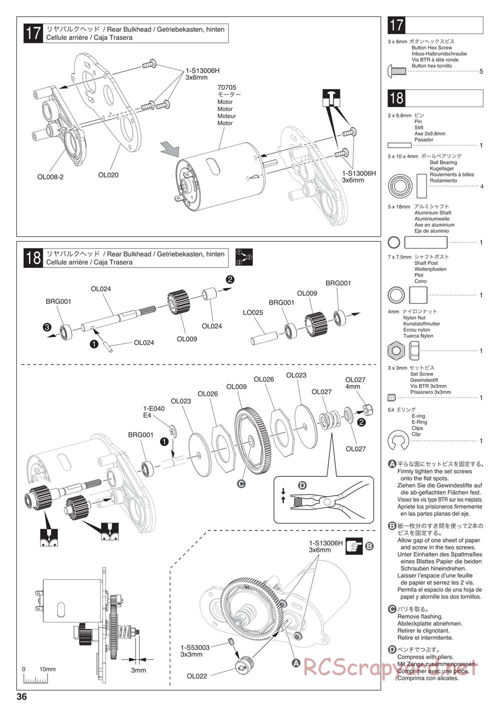 Kyosho - Outlaw Rampage - Manual - Page 36