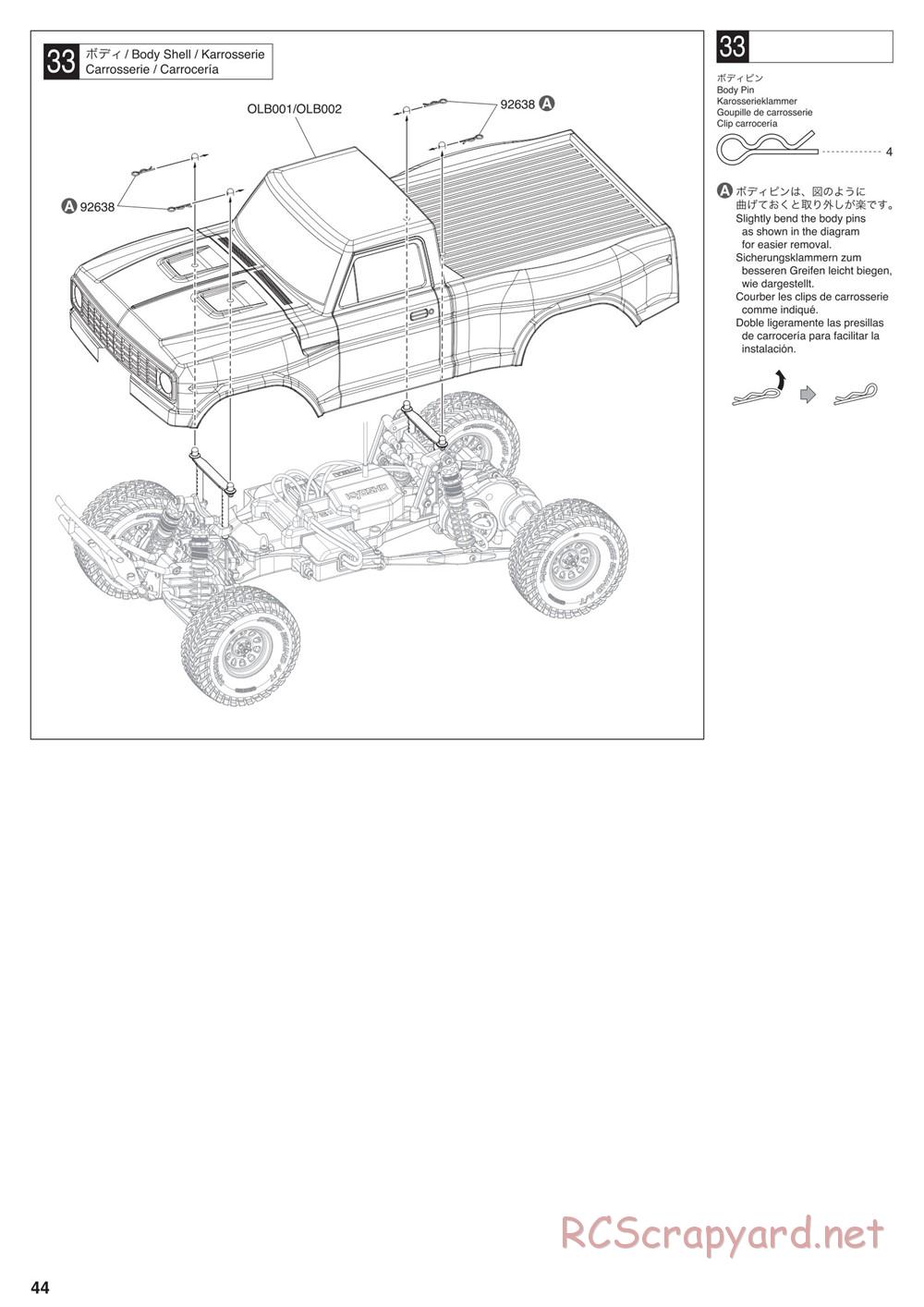 Kyosho - Outlaw Rampage - Manual - Page 44