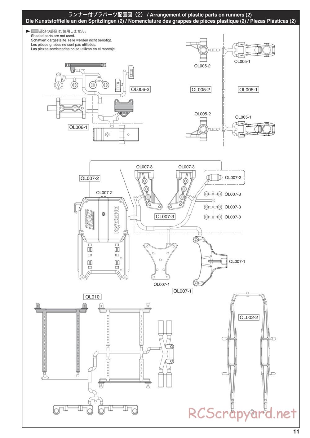 Kyosho - Outlaw Rampage Pro - Manual - Page 11