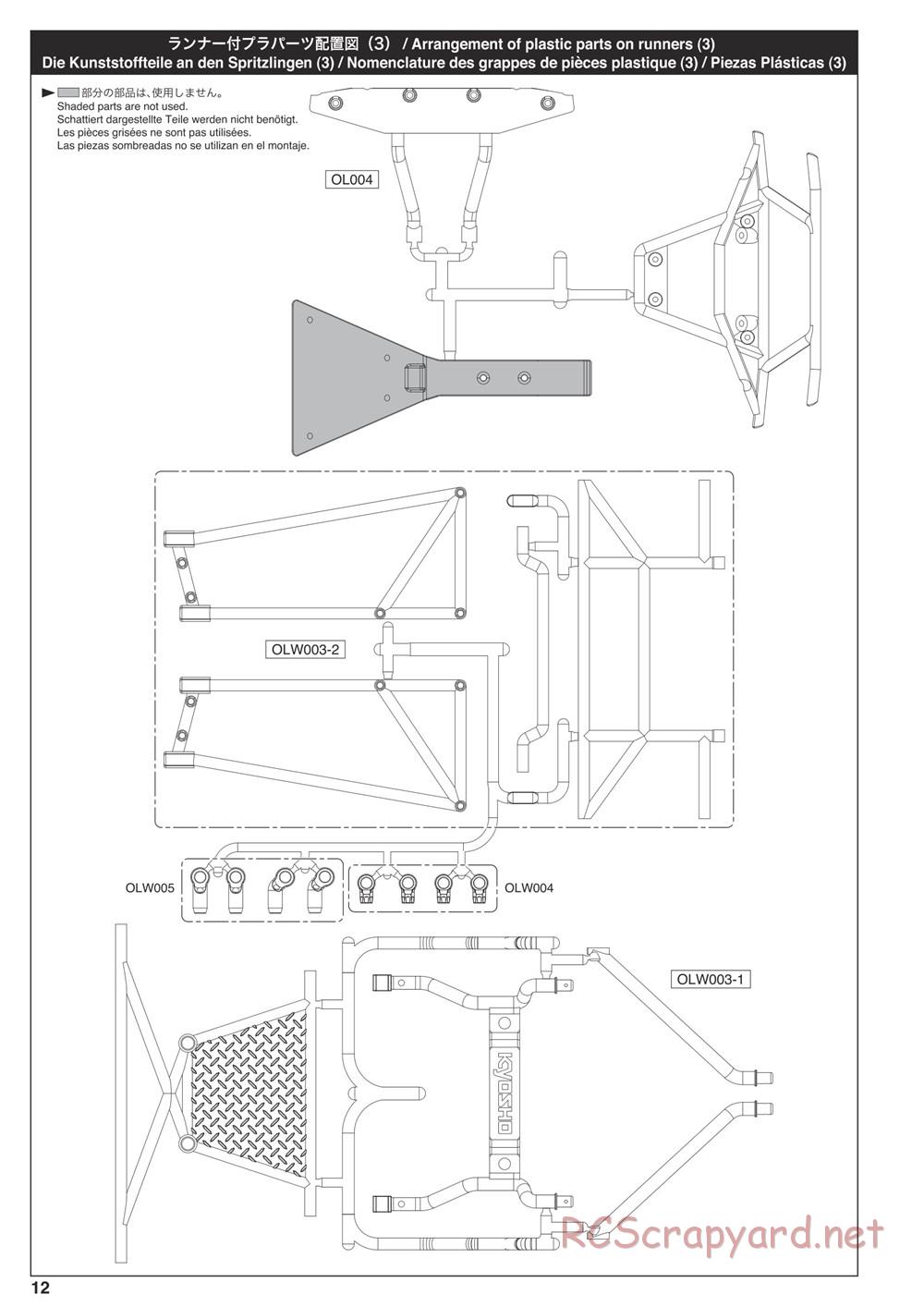 Kyosho - Outlaw Rampage Pro - Manual - Page 12