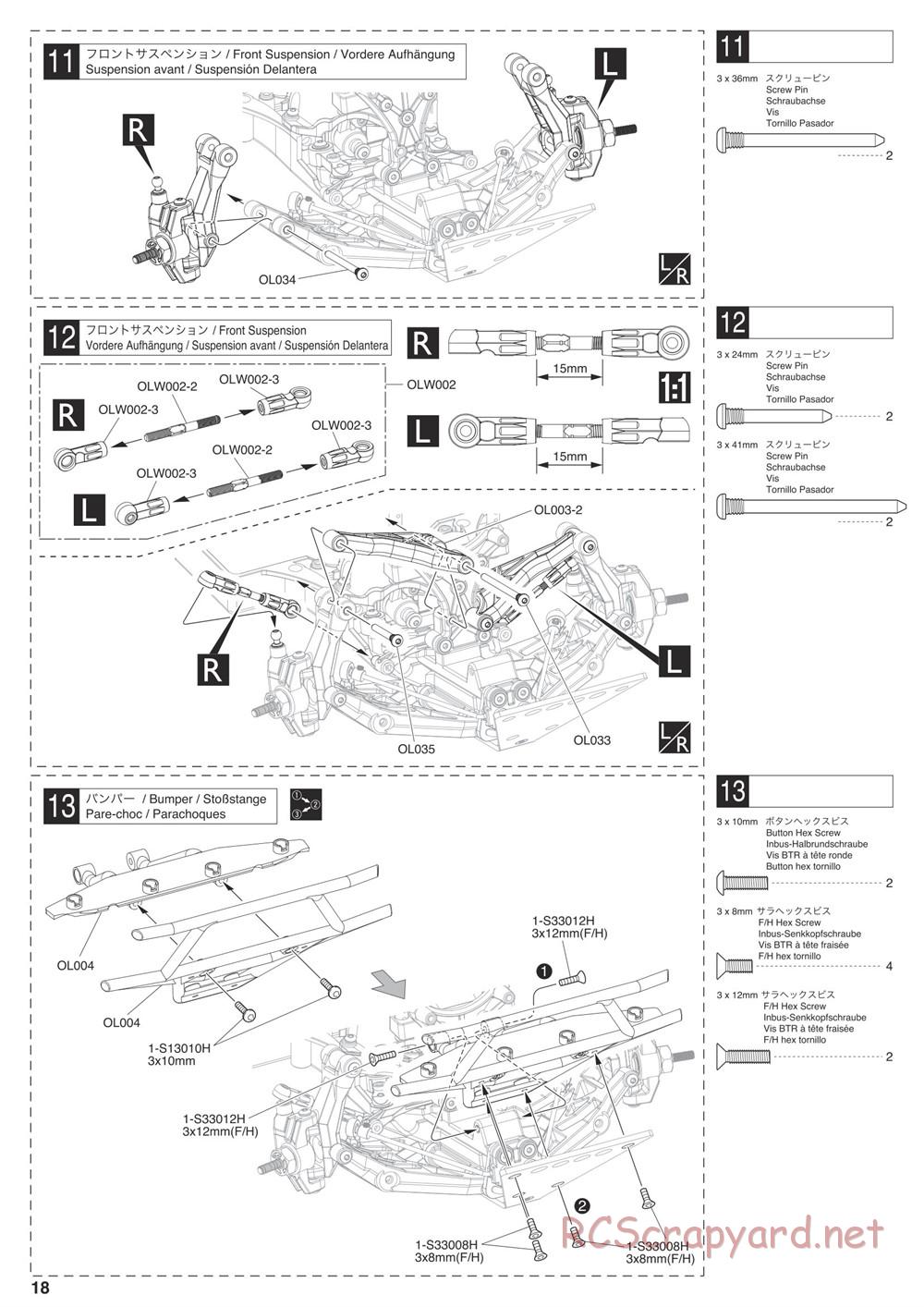 Kyosho - Outlaw Rampage Pro - Manual - Page 18
