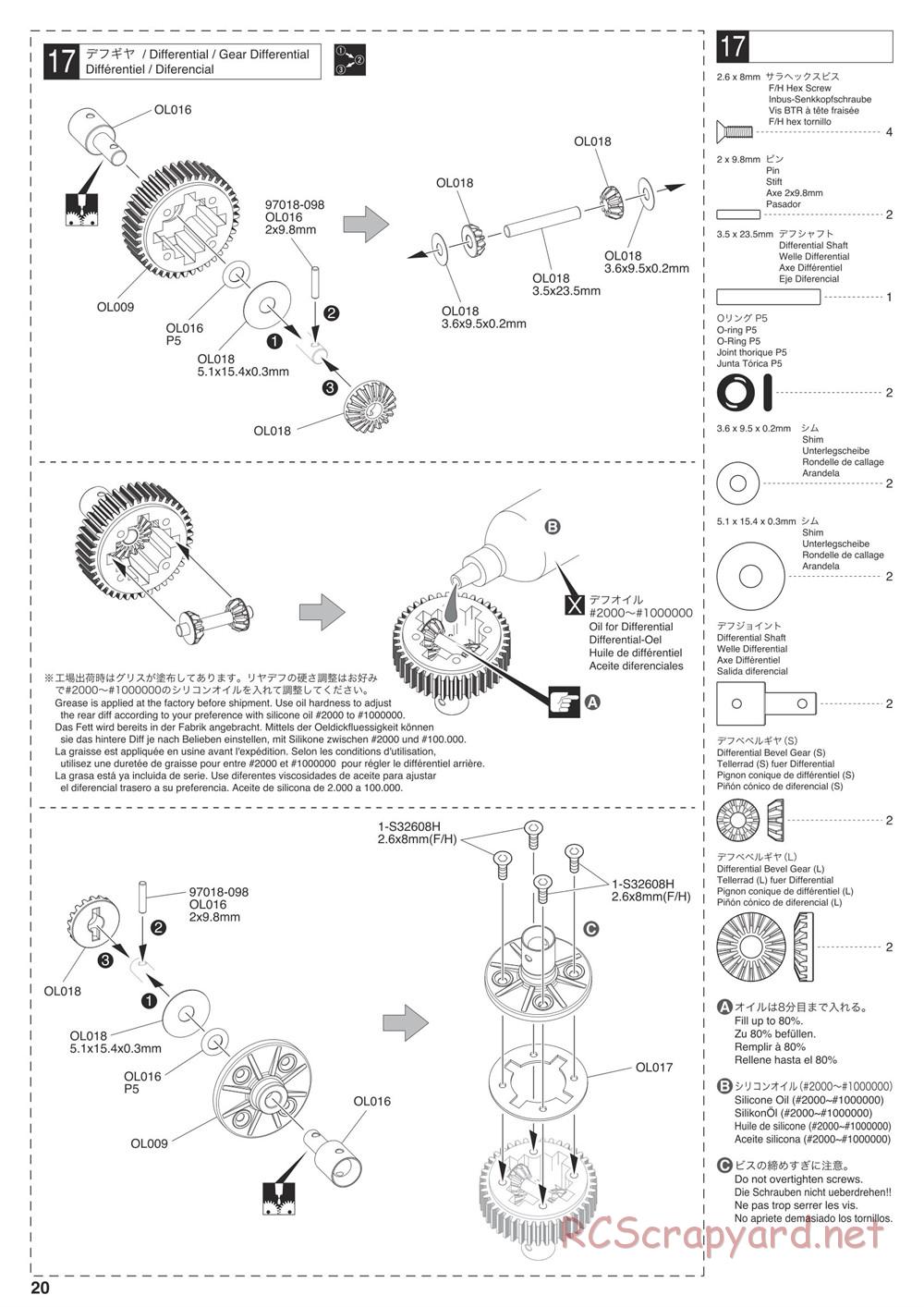 Kyosho - Outlaw Rampage Pro - Manual - Page 20