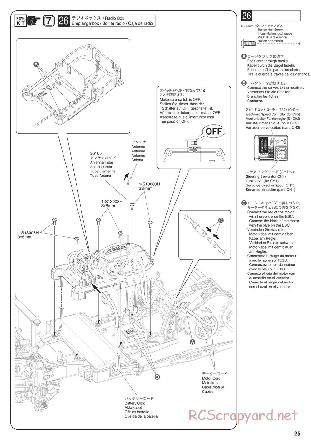 Kyosho - Outlaw Rampage Pro - Manual - Page 25