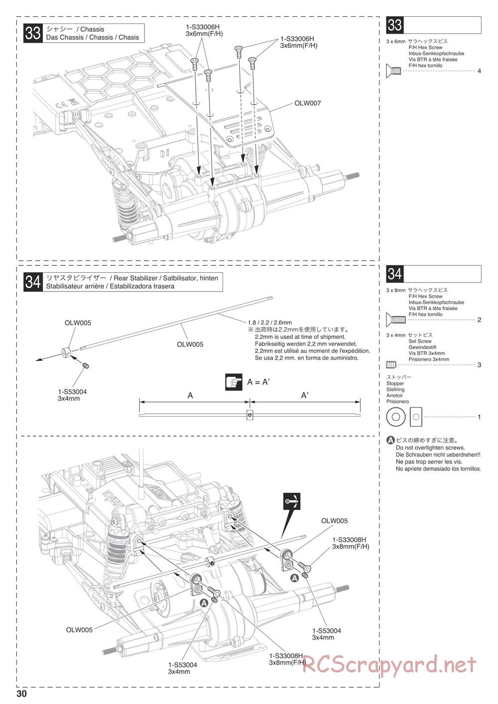 Kyosho - Outlaw Rampage Pro - Manual - Page 30