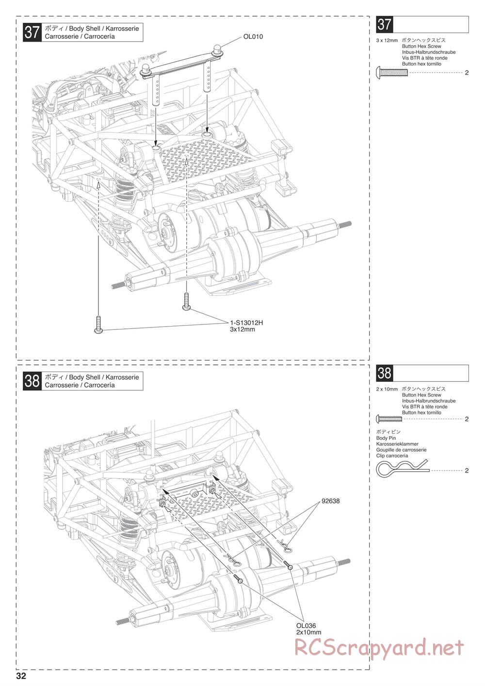 Kyosho - Outlaw Rampage Pro - Manual - Page 32